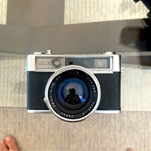Yashica Lynx 14 Vintage 35mm Camera with Leather Case